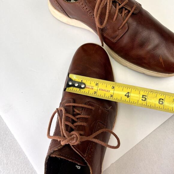 Timberland Shoes Men's Size 9 Franklin Park Brogue Oxfords Brown Leather Lace Up - Picture 14 of 15